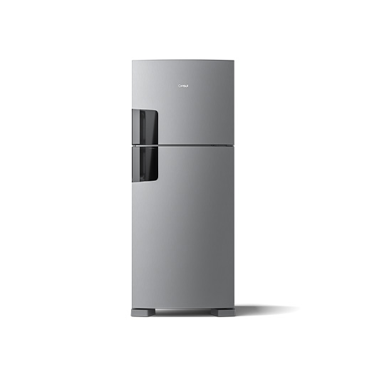Geladeira Consul Frost Free Duplex com Freezer Espaçoso e Compartimentos Removíveis 410 litros cor Inox, 220v