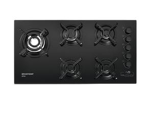 COOKTOP GAS MESA VIDRO PRETO 5B FC